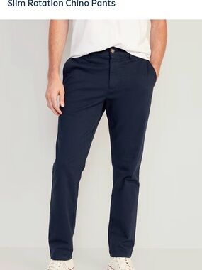 Old Navy Men's Slim Chino Pants - Navy Blue